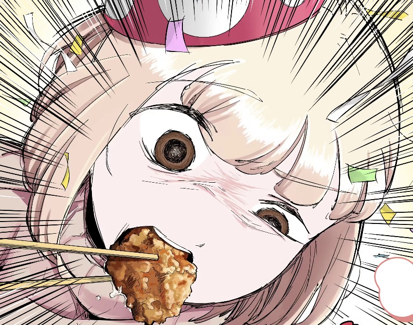 【話題】『ドカ食いダイスキ！ もちづきさん』アニメ化決定！お祝いイラスト公開でSNSも大盛り上がり！